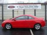 2006 Rallye Red Honda Civic EX Coupe #5181017