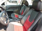 2010 Ford Fusion Sport AWD Charcoal Black/Sport Red Interior