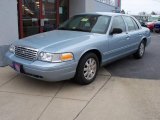 Light Ice Blue Metallic Ford Crown Victoria in 2007