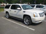2011 White Diamond Tricoat Cadillac Escalade ESV Luxury AWD #51943550