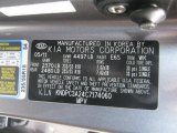 2012 Sportage Color Code for Mineral Silver - Color Code: E6S