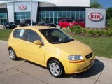 2005 Summer Yellow Chevrolet Aveo LS Hatchback #51989451