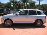 Crystal Silver Metallic Porsche Cayenne in 2009