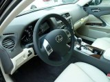2011 Lexus IS 250 AWD Ecru Interior