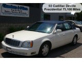 2003 Cotillion Off White Cadillac DeVille Sedan #51989165
