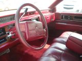 1992 Cadillac DeVille Sedan Red Interior