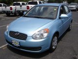 2009 Ice Blue Hyundai Accent GLS 4 Door #51988890