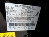 2011 Edge Color Code for Ebony Black - Color Code: UA