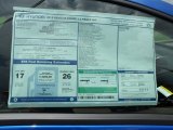 2012 Hyundai Genesis Coupe 3.8 Track Window Sticker