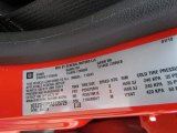 2010 GMC Canyon SLT Crew Cab 4x4 Info Tag