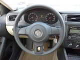 2011 Volkswagen Jetta SE Sedan Steering Wheel