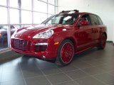 GTS Red Porsche Cayenne in 2009