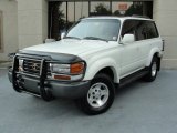 1996 Toyota Land Cruiser White