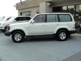 1996 Toyota Land Cruiser White