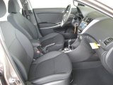 2012 Hyundai Accent SE 5 Door Black Interior