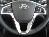 2012 Hyundai Accent SE 5 Door Steering Wheel