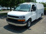 2011 Summit White Chevrolet Express Cutaway 3500 Utility Van #52039415