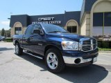 2008 Patriot Blue Pearl Dodge Ram 1500 Lone Star Edition Quad Cab #52039837