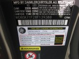 2008 SL Color Code for Steel Grey Metallic - Color Code: 755
