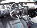 2011 Ford Mustang GT Premium Coupe Charcoal Black/Grabber Blue Interior