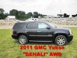 2011 Carbon Black Metallic GMC Yukon Denali AWD #52040042