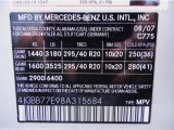 2008 ML Color Code for Iridium Silver Metallic - Color Code: 775