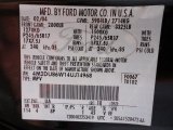 2004 Mountaineer Color Code for Black Clearcoat - Color Code: UA
