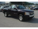 2008 Dark Cherry Metallic Chevrolet Silverado 1500 LS Regular Cab 4x4 #52039921