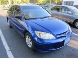 2005 Fiji Blue Pearl Honda Civic Value Package Sedan #52086899
