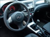 2010 Subaru Impreza WRX Sedan Carbon Black Interior
