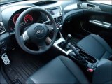 2010 Subaru Impreza WRX Sedan Carbon Black Interior