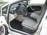 2011 Ford Fiesta SE Sedan Light Stone/Charcoal Black Cloth Interior