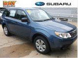 2009 Newport Blue Pearl Subaru Forester 2.5 X #52117950