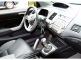 2008 Honda Civic EX-L Coupe Black Interior