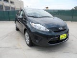 2011 Monterey Grey Metallic Ford Fiesta S Sedan #52118056