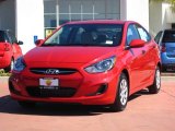 2012 Boston Red Hyundai Accent GLS 4 Door #52117924