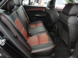 2008 Chevrolet Malibu LTZ Sedan Ebony/Brick Red Interior