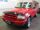 2000 Bright Red Ford Ranger XL Regular Cab #52150431