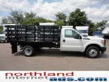 2011 Oxford White Ford F350 Super Duty XL Regular Cab Chassis Stake Truck #52149944
