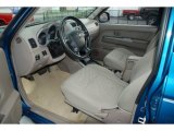 2002 Nissan Frontier SE Crew Cab Beige Interior