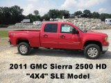 2011 Fire Red GMC Sierra 2500HD SLE Crew Cab 4x4 #52201254