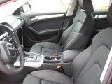 2012 Audi A4 2.0T Sedan Black Interior