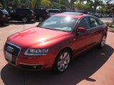 Canyon Red Pearl Audi A6 in 2006