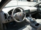 2011 Porsche Cayenne S Hybrid Platinum Grey Interior