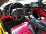 2003 Chevrolet Corvette Z06 Black/Torch Red Interior