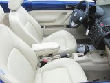 2008 Volkswagen New Beetle SE Convertible White Interior