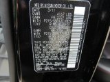 2011 Juke Color Code for Sapphire Black - Color Code: B20