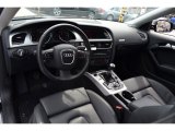 2010 Audi A5 2.0T quattro Coupe Black Interior