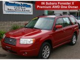 2006 Garnet Red Pearl Subaru Forester 2.5 X Premium #52255988