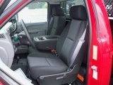 2011 Chevrolet Silverado 3500HD Regular Cab 4x4 Chassis Stake Truck Dark Titanium Interior